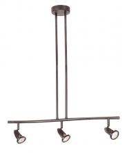 W-465 ROB - Stingray Collection, 3-Light, 3-Shade, Adjustable Height Indoor Ceiling Track Light
